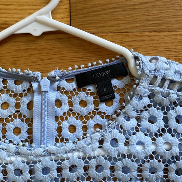 J.Crew daisy lace bell sleeve top - Picture 4 of 6